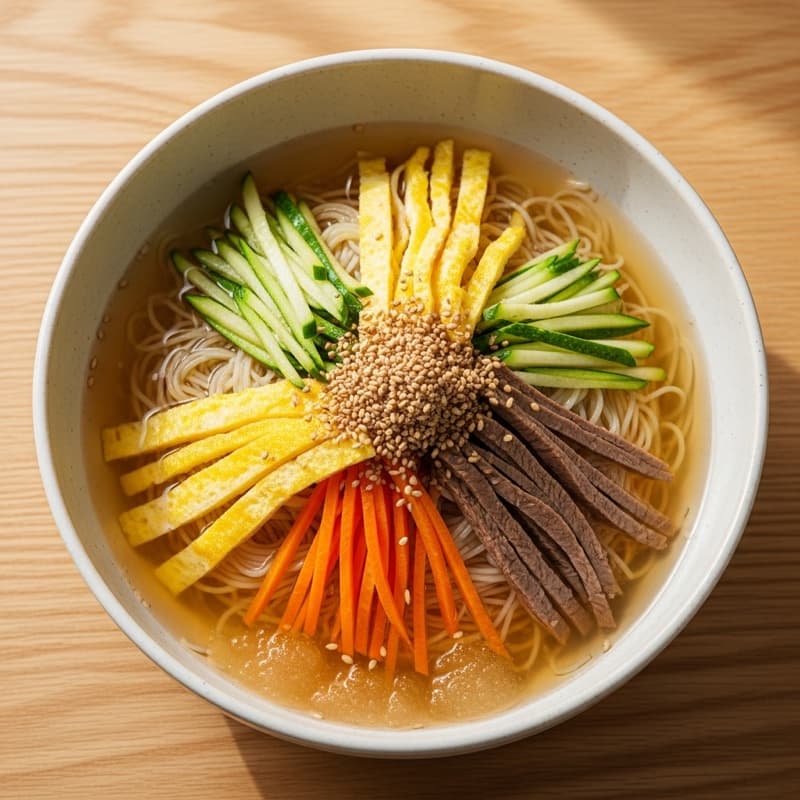 냉잔치국수