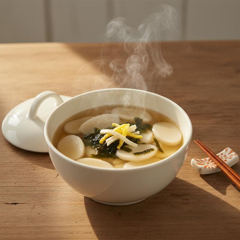 Rice Cake Soup (Tteokguk)