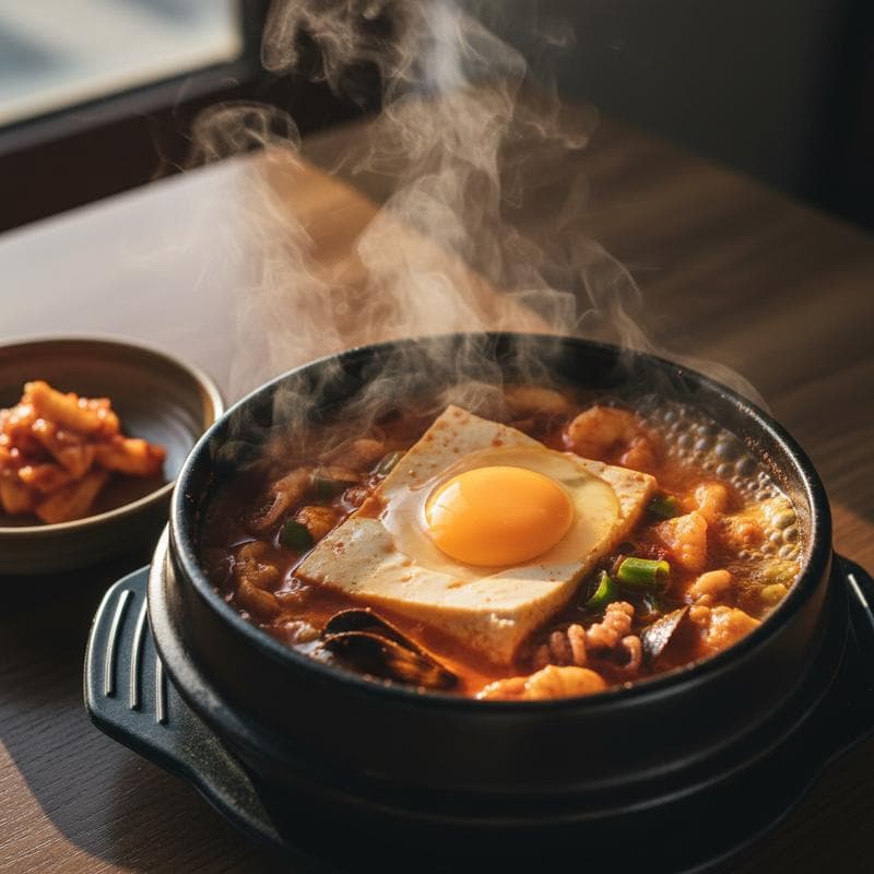 Soft Tofu Stew (Sundubu-jjigae)