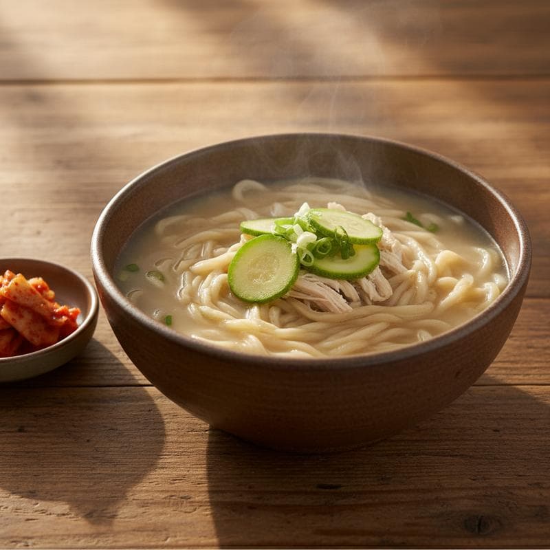 Knife-cut Noodles (Kalguksu)