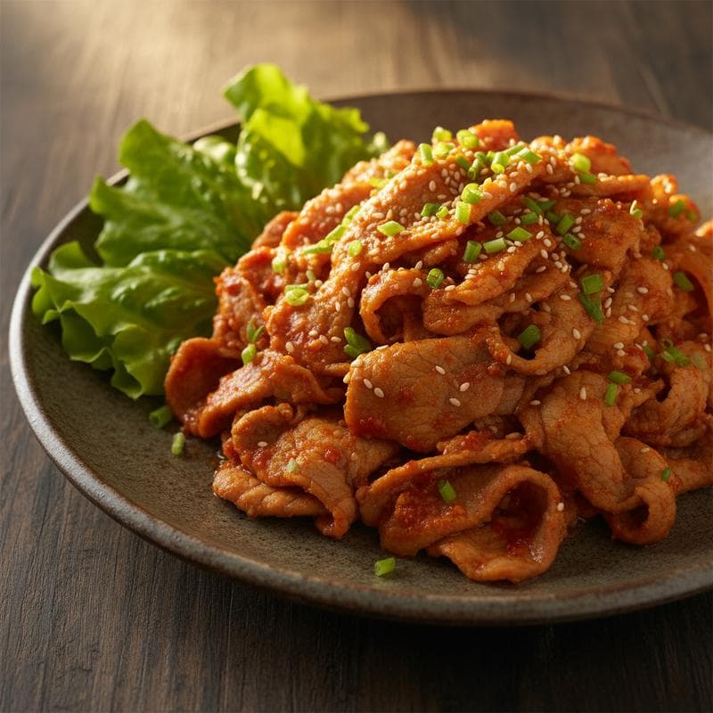 Spicy Stir-fried Pork (Jeyuk-bokkeum)