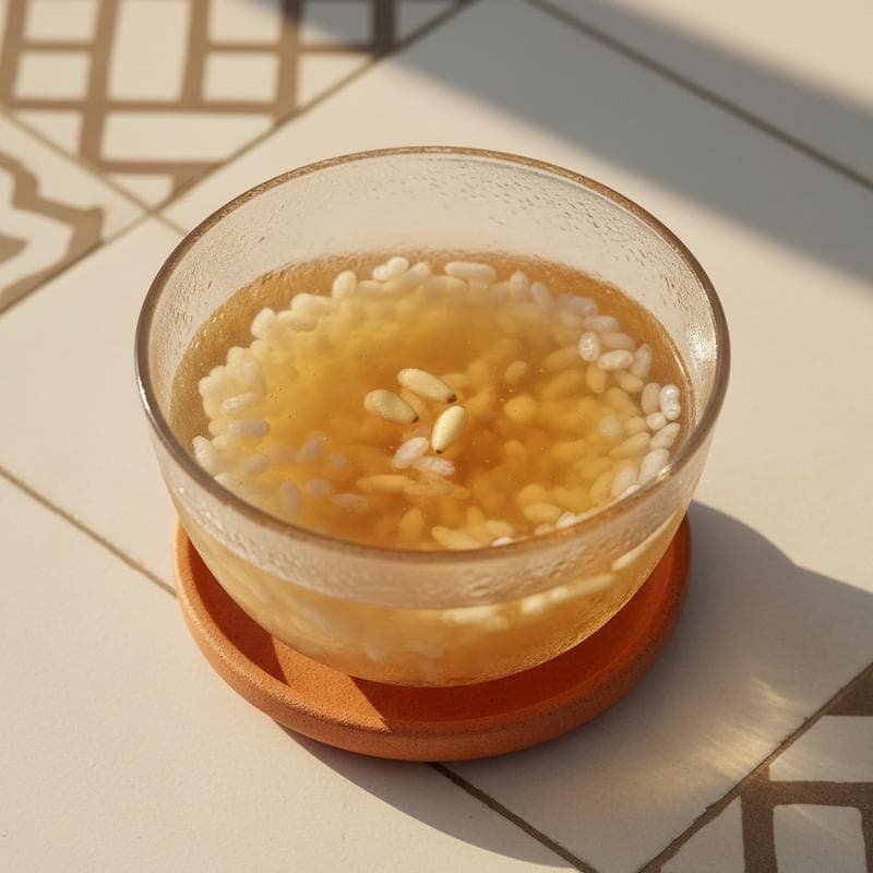 Sweet Rice Punch (Sikhye)