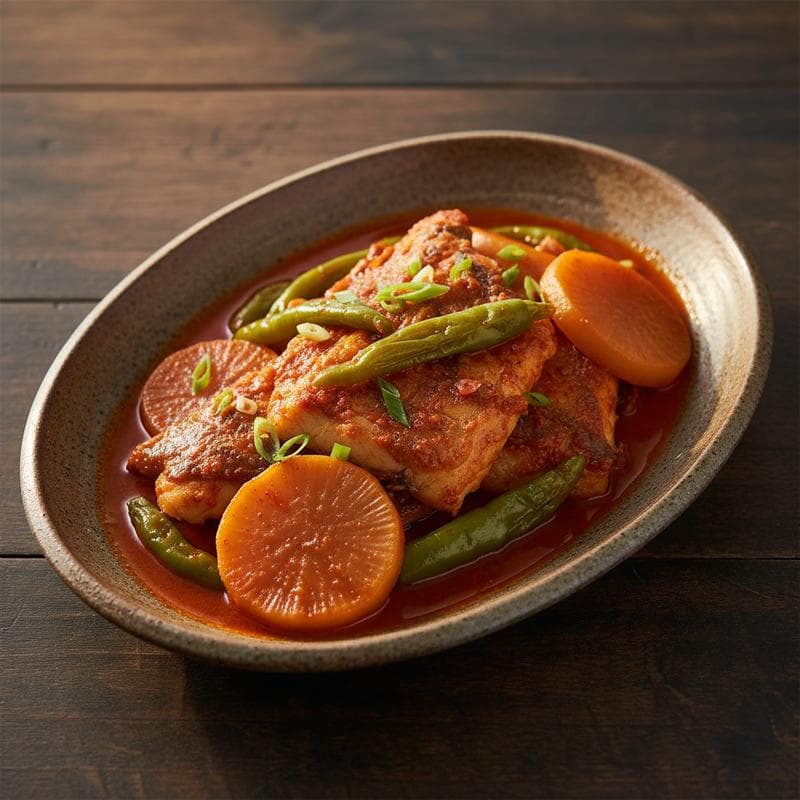 Braised Pollock