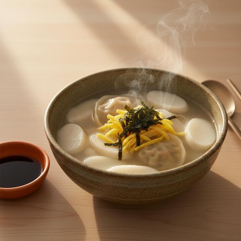 Rice Cake & Dumpling Soup