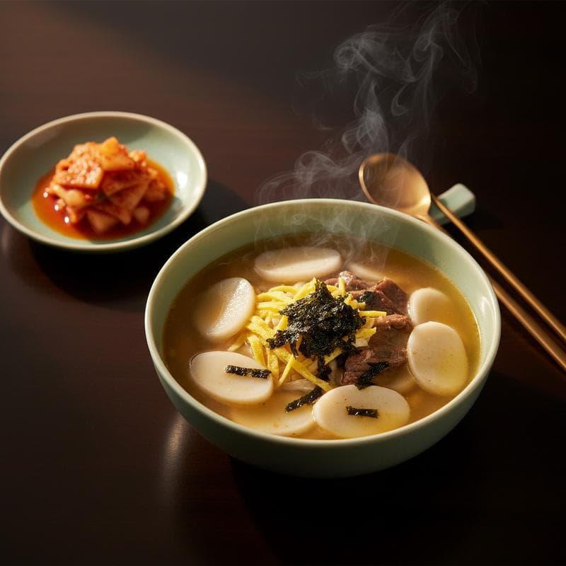 Rice Cake Soup (Tteokguk)