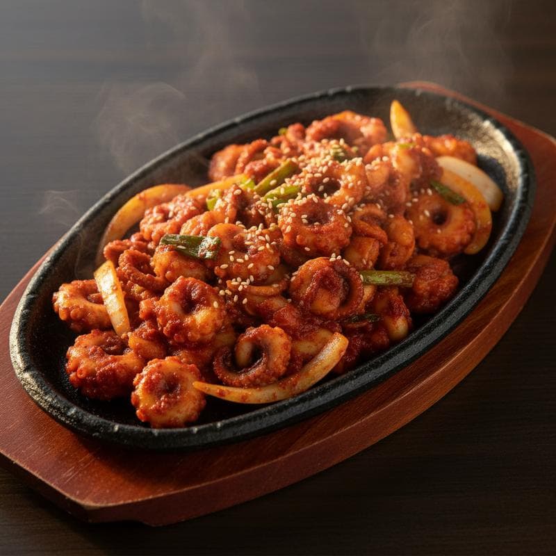 Spicy Stir-fried Octopus