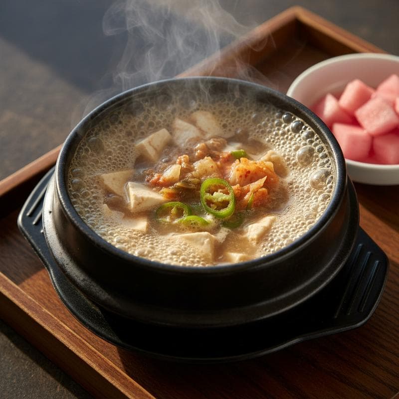 Rich Soybean Paste Stew (Cheonggukjang)
