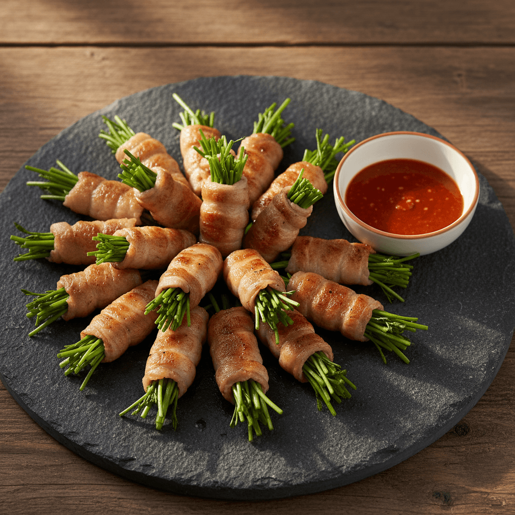 Minari Pork Belly Roll