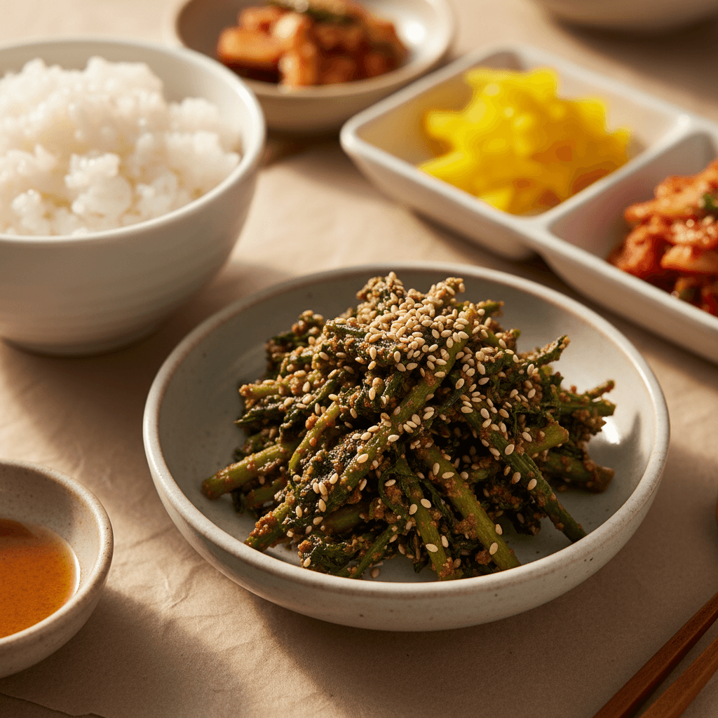 씀바귀무침