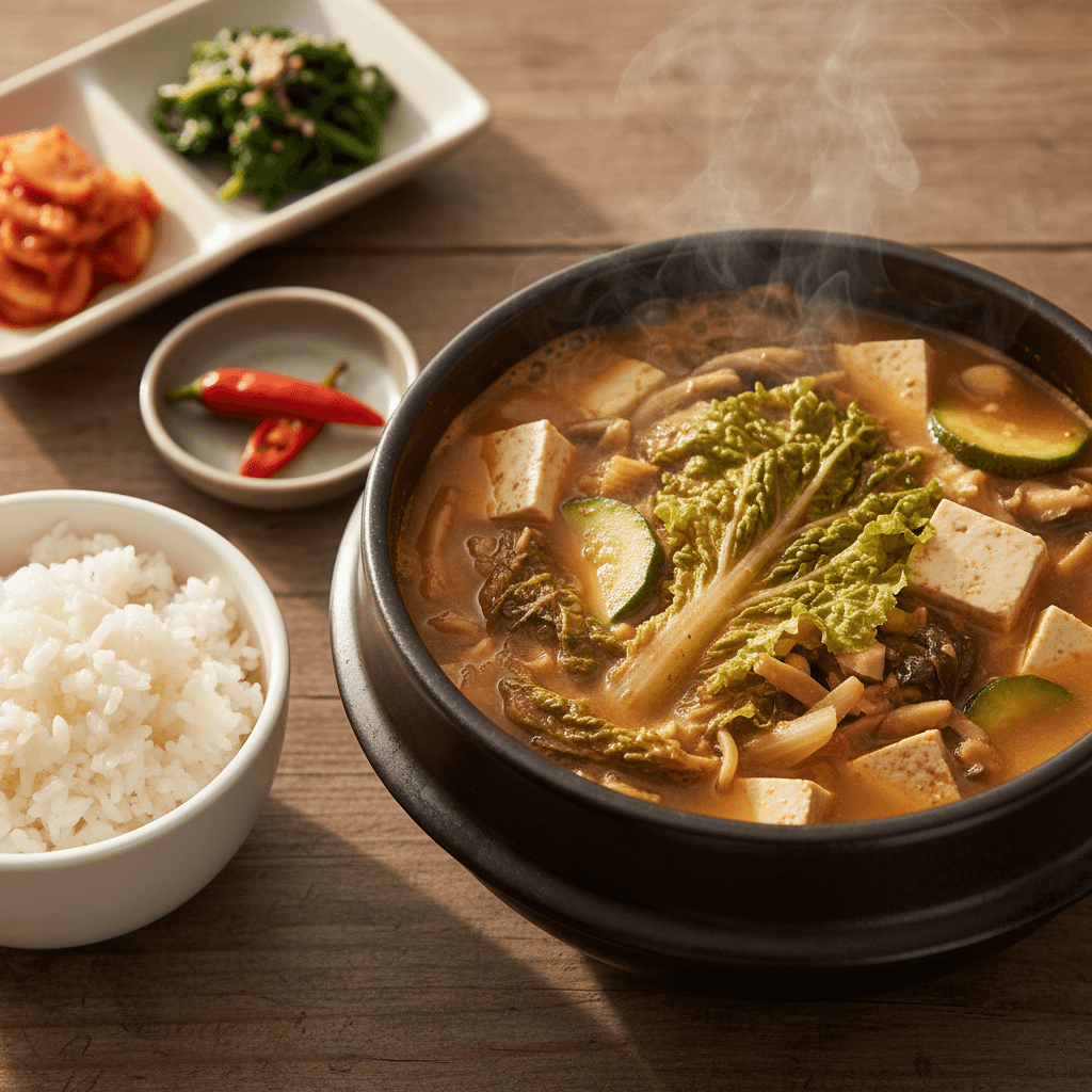 봄동된장찌개