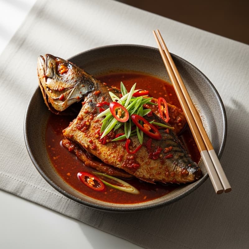 Braised Mackerel
