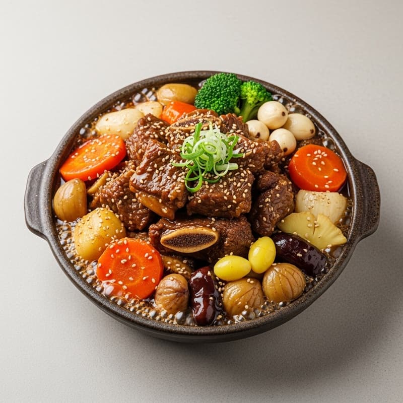 Braised Short Ribs (Galbi-jjim)