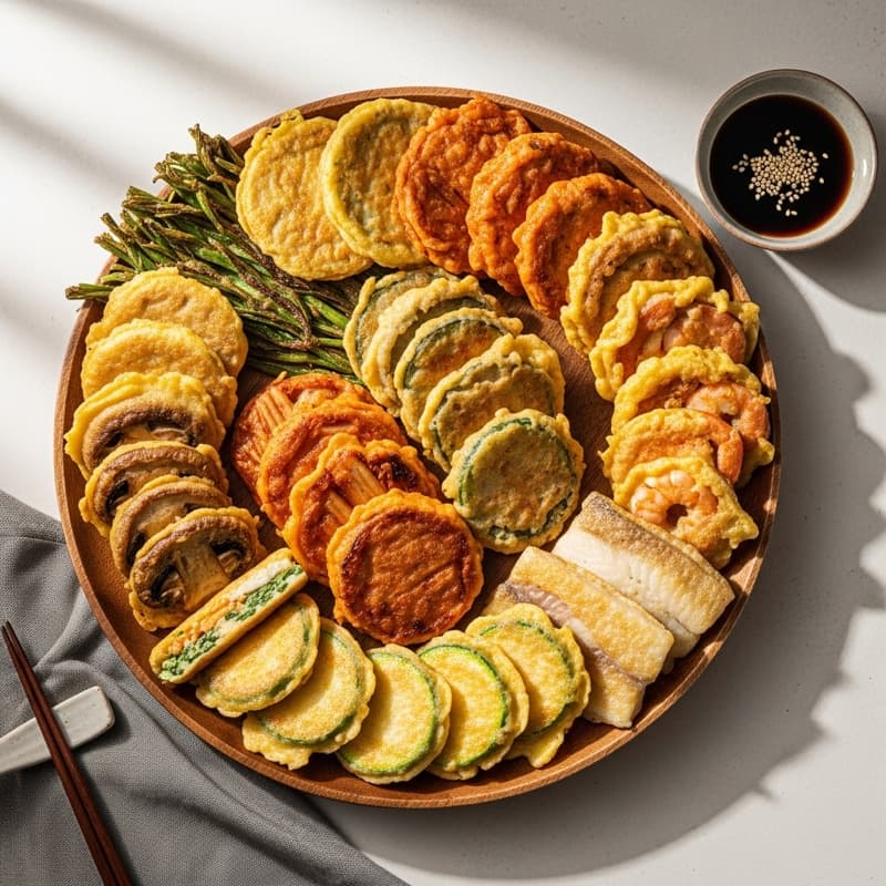 Assorted Korean Pancakes (Jeon)