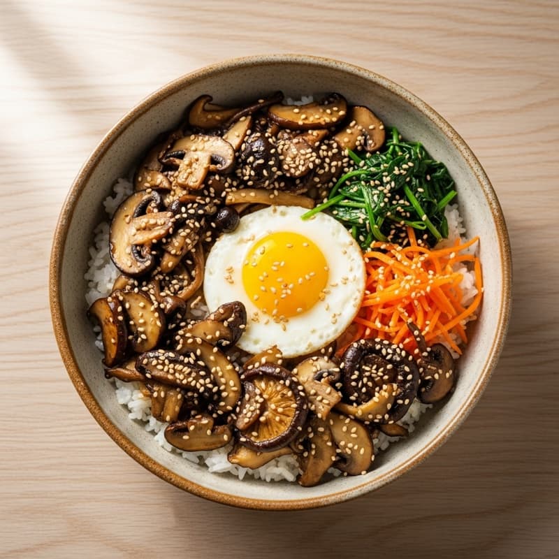 Mushroom Rice Bowl