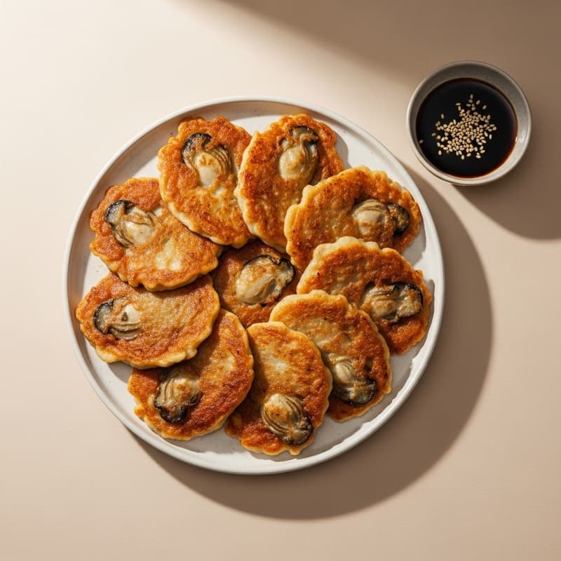 Oyster Pancakes (Gul-jeon)