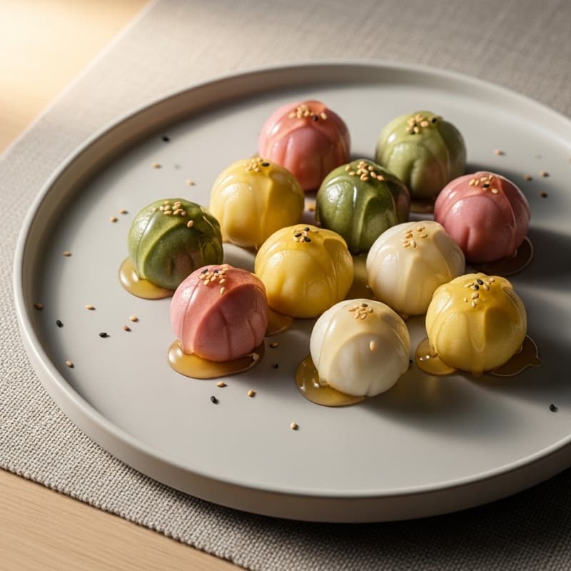 Honey-filled Rice Cake