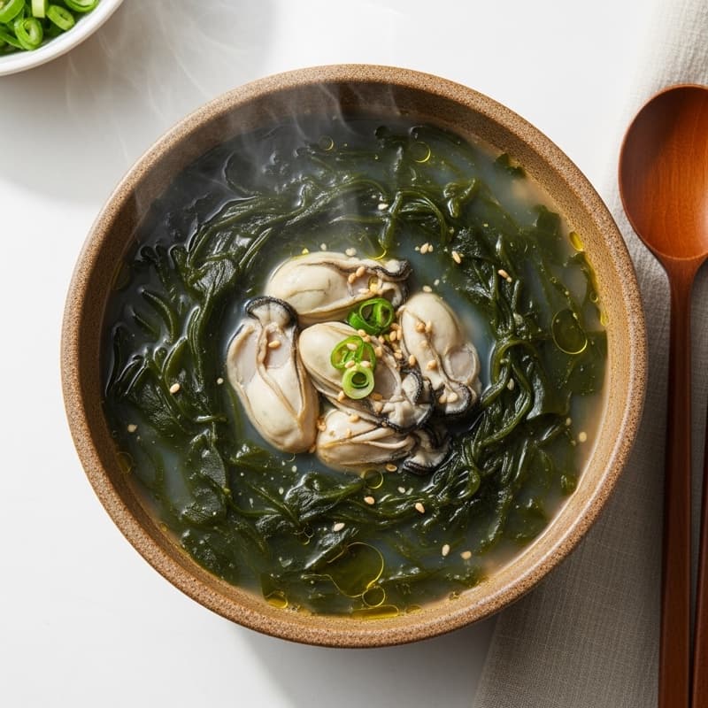 Seaweed and Oyster Soup